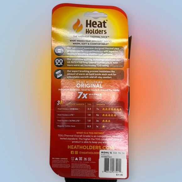 HEAT HOLDERS Men’s Thermal Socks - Picture 3 of 3